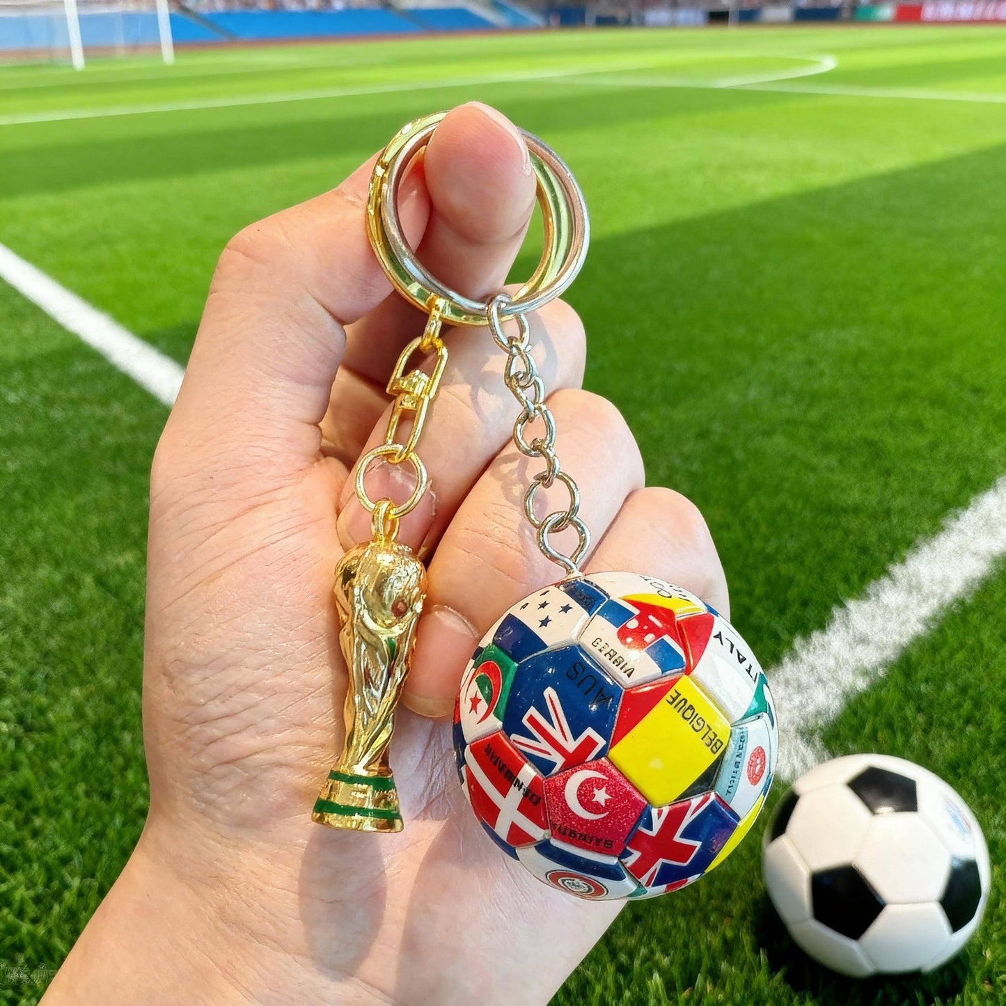 ⚽🏆 2026 FIFA World Cup FIFA Trophy & Ball Keychain