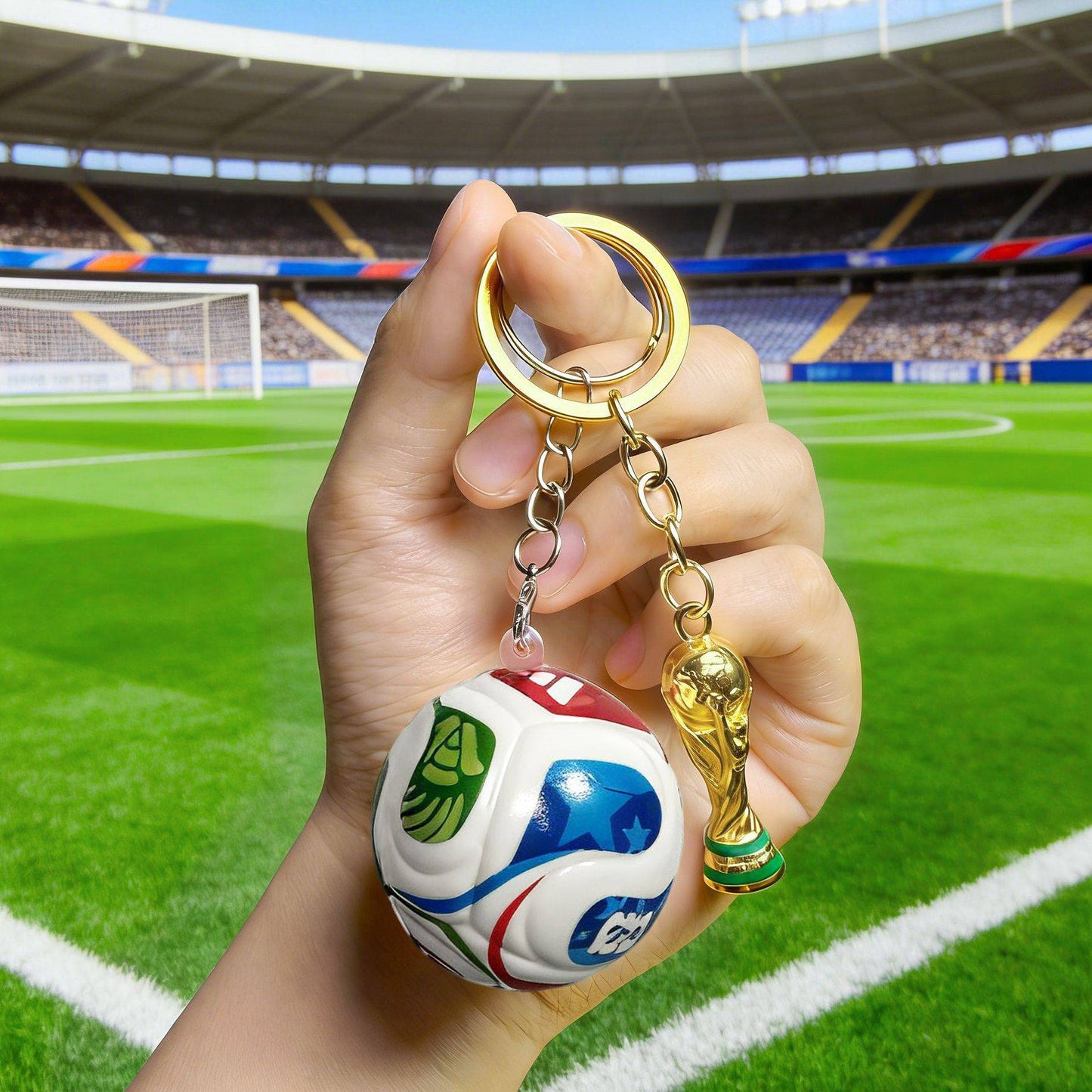 ⚽🏆 2026 FIFA World Cup FIFA Trophy & Ball Keychain