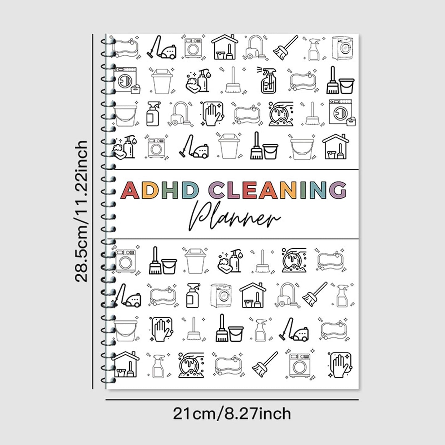 📕2026 ADHD Cleaning Planner — Designed for ADHD Minds