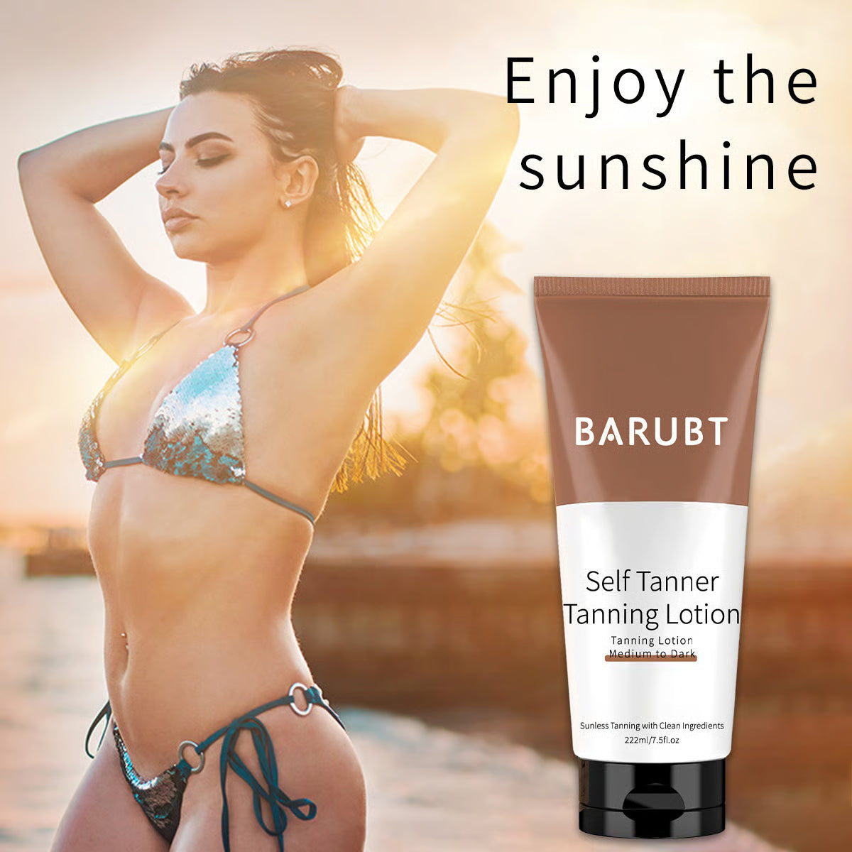 🌞 Get the Ultimate Sunless Glow✨ Beauty by Earth Self Tanner Lotion – For a Natural, Streak-Free Tan