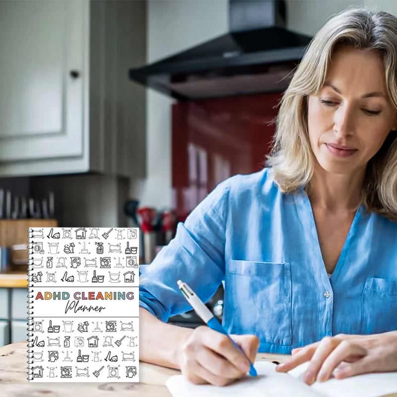 📕2026 ADHD Cleaning Planner — Designed for ADHD Minds
