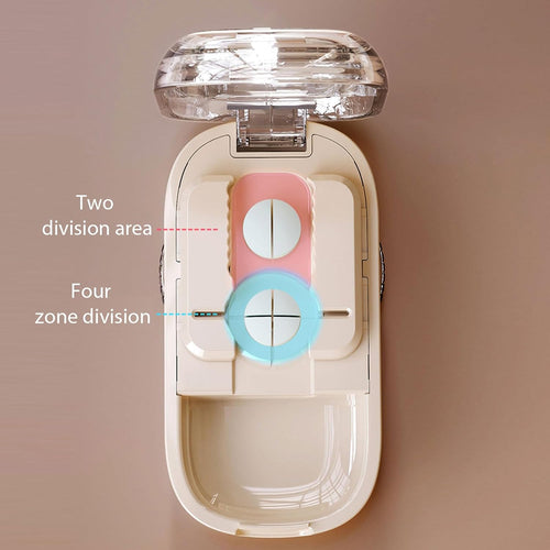 Designed for All Ages & Needs💊 All-in-One Medication Assistant(1/2&1/4) – Safe, Precise, and Travel-Ready ✨